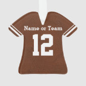 Ornements de football Cool avec NOM et NUMÉRO (dos)