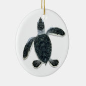 Ornements de Hatchling de tortue verte (Droite)
