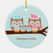 Ornements de la famille Owl (Dos)