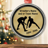 Ornements de lutte noir et or PERSONNALISÉS