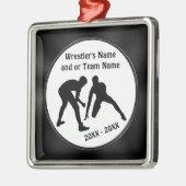 Ornements de lutte personnalisés noirs et blancs (Gauche)