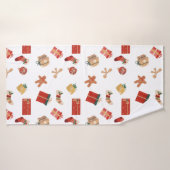 Ornements de Noël (Serviette de bain)