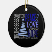 Ornements de Noël 1 de cancer de la prostate (Gauche)