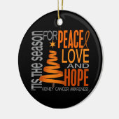 Ornements de Noël 1 de Cancer de rein (Gauche)