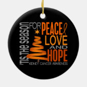 Ornements de Noël 1 de Cancer de rein (Dos)