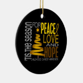 Ornements de Noël 1 de Cancer d'enfance (Droite)