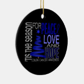 Ornements de Noël 1 de cancer du colon (Droite)