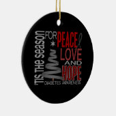 Ornements de Noël 1 de diabète (Droite)