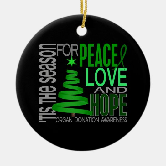 Ornements de Noël 1 de donation d'organe (Devant)