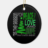 Ornements de Noël 1 de donation d'organe (Gauche)