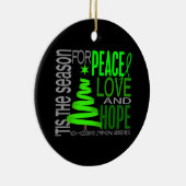 Ornements de Noël 1 de lymphome non Hodgkinien (Droite)