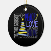 Ornements de Noël 1 de syndrome de Down (Gauche)