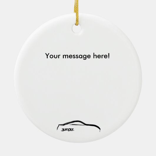 ornements de Noël 350Z (Dos)