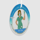 Ornements de Noël à thème Médicale, soins infirmie (devant)