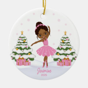 Ornements de Noël afro-américains Ballerina