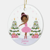 Ornements de Noël afro-américains Ballerina (Gauche)