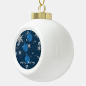 Ornements de Noël bleus (Droite)