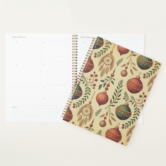 Ornements de Noël Boho (Devant avec enveloppe)