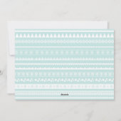 Ornements de Noël Carte photo de vacances (Dos)