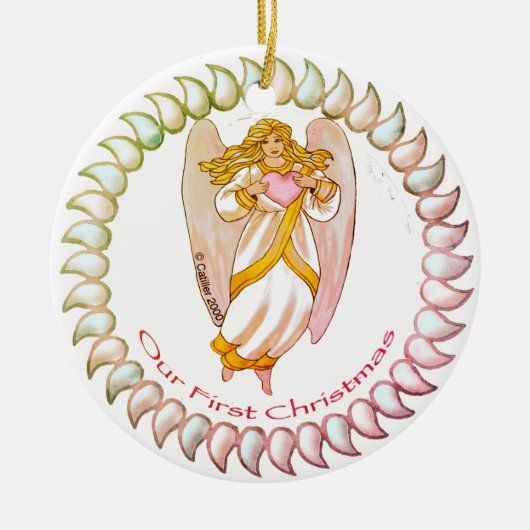 Ornements de Noël d'ange premier (Devant)