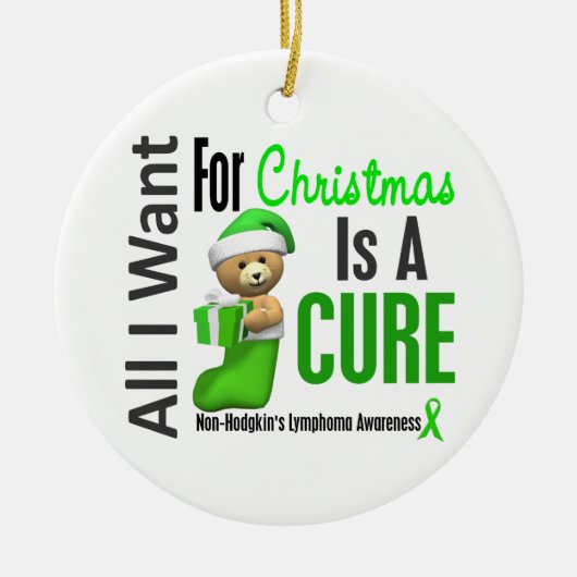 Ornements de Noël de lymphome non Hodgkinien (Devant)