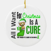 Ornements de Noël de lymphome non Hodgkinien (Dos)
