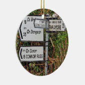 Ornements de Noël de panneaux routiers de Dingle (Droite)