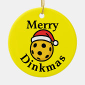 Ornements de Noël de Pickleball (Devant)