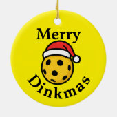 Ornements de Noël de Pickleball (Dos)