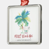 Ornements de Noël de plage personnalisés (Gauche)