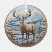 Ornements de Noël de rennes 3D (Recto)