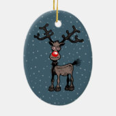 Ornements de Noël de Rudolph le Renne (Dos)