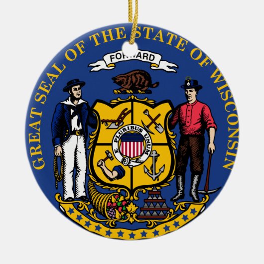 Ornements de Noël de Wisconsin* (Devant)
