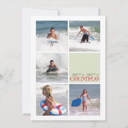 Ornements de Noël Double SIded Multi Carte photo (Devant)