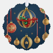 Ornements de Noël élégants (Verso)