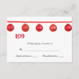 Ornements de Noël élégants Fête de Fête RSVP