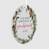 Ornements de Noël en acrylique - Grands-parents (devant)