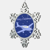 Ornements de Noël en eau douce - Avion (Vue impression)