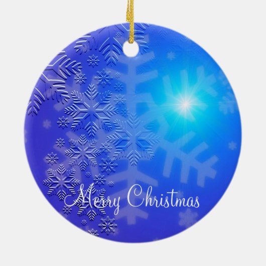 Ornements De Noël En Plein Air Avec Des Snowflakes (Dos)