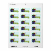 Ornements de Noël Étiquette Joyeux Noël (Feuille entière)