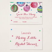 Ornements de Noël Guérison Combien de cartes de ba (Devant & derrière)