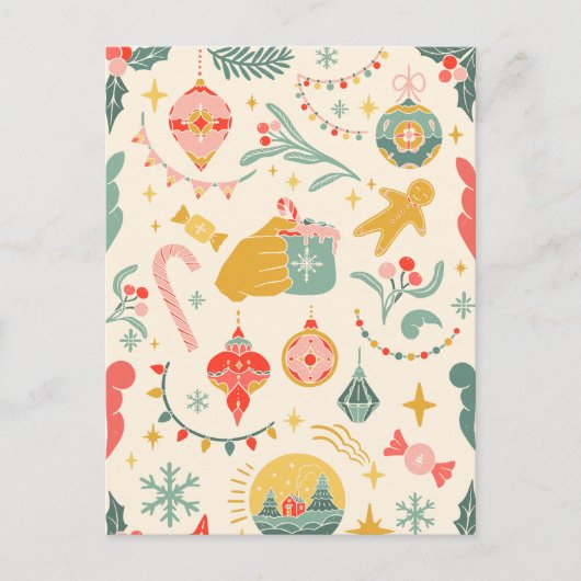 Ornements de Noël Invitation (Devant)