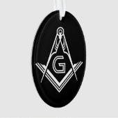 Ornements de Noël maçonniques | Cadeaux Freemason (devant)