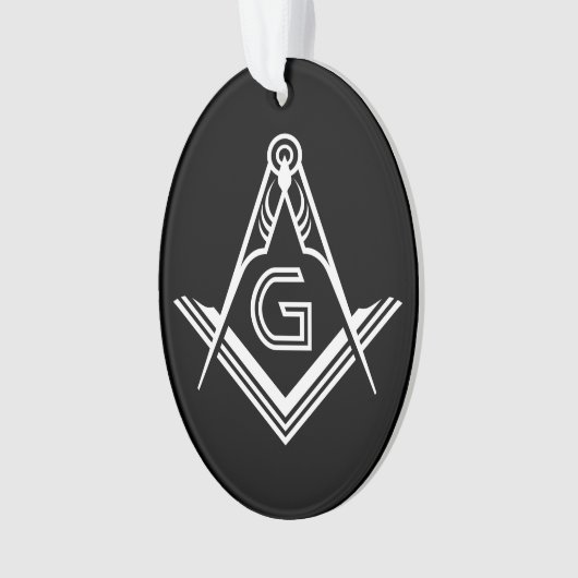 Ornements de Noël maçonniques | Cadeaux Freemason (devant)