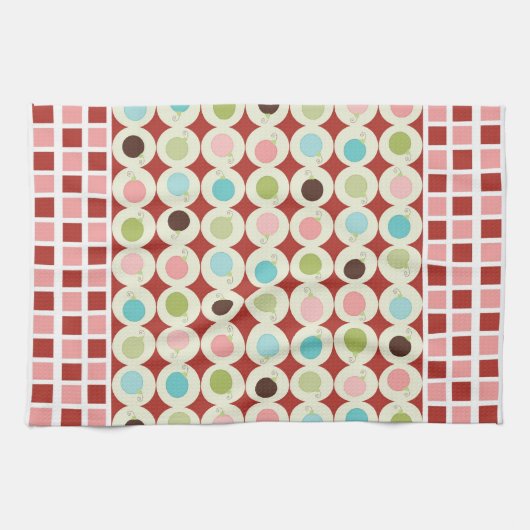 Ornements de Noël Microfibre Serviette de cuisine (Horizontal)