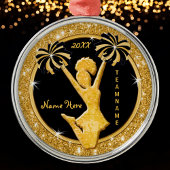 Ornements de Noël, noir et or