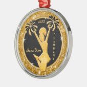 Ornements de Noël, noir et or (Gauche)