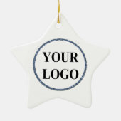 Ornements de Noël personnalisés LOGO sur mesure (Devant)