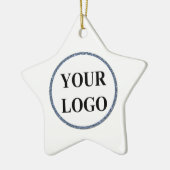 Ornements de Noël personnalisés LOGO sur mesure (Gauche)