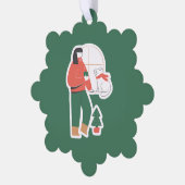 Ornements de Noël personnalisés - Vacances (Gauche)